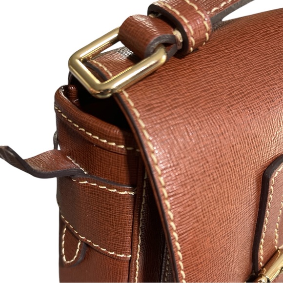 Dooney & Bourke Saffiano Leather Small Safari Crossbody Bag with Defect 0147 - Picture 9 of 13